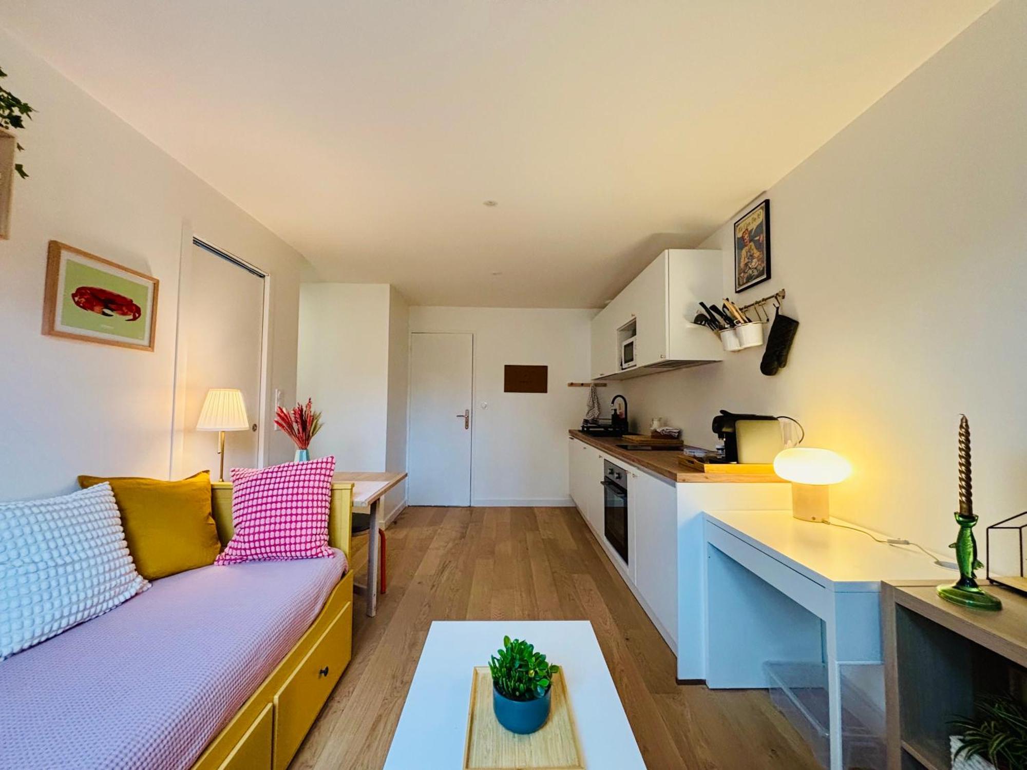 T2 Au Calme - 5 Min A Pied De La Gare Et 10Min A Pied Du Centre Historique - Stationnement Apartment Rennes Exterior photo